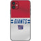 NFL New York Giants White Striped iPhone 11 Skin